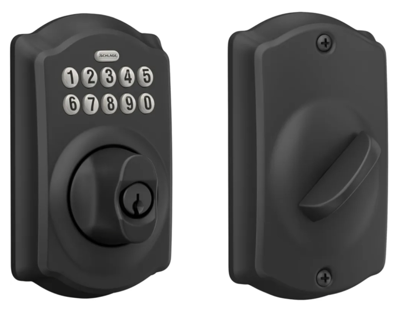 New: Schlage Keypad Deadbolt - Camelot Style - Retails for Over 150$
