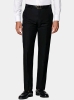 New Size 42 | SuitSupply Black Brescia Pure S110's Wool Suit Trousers | Retails for $149!