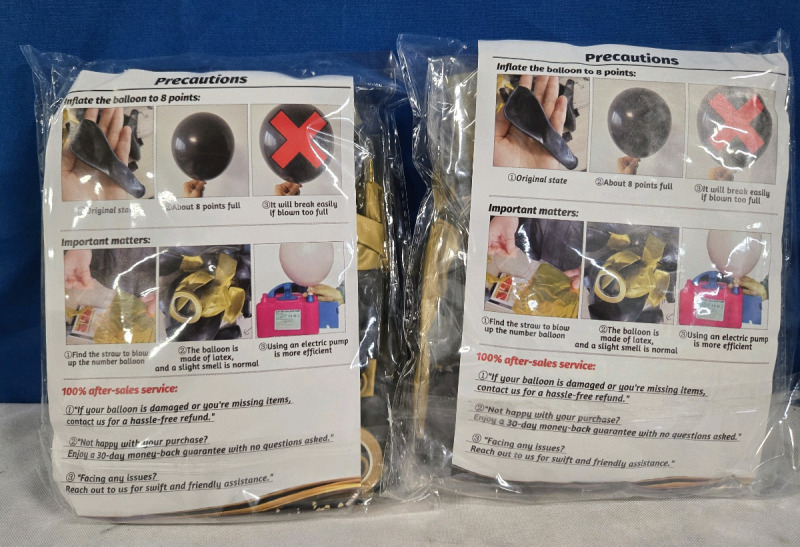 2 New Packs | Of 70th Birthday Decorations | Includes String Banner " Happy Birthday", Golden & Black Balloons, & Large Numbers 7 & 0 Gold Coloured Balloons