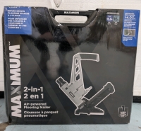 NEW Maximum 2-in-1 Air Powered Flooring Nailer