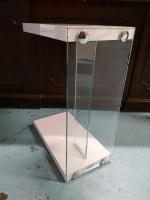 Modern Side Table 18.5" L x 10" W x 23.75" H