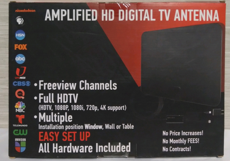 New Amplified HD Digital TV Antenna Freeview Channels