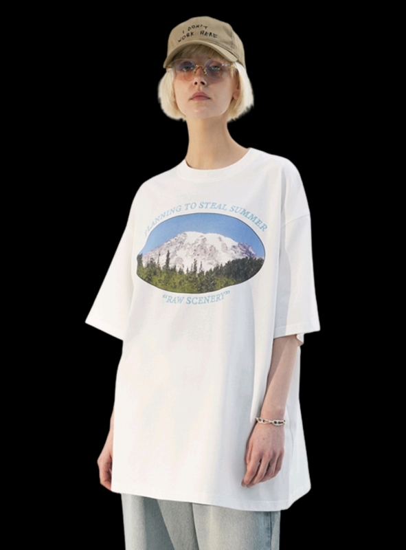 New PSYLOS1 Moditec Oversized "Planning to Steal Summer" Oversized Tee (Size Large)