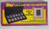1988 Topps MLB Baseball Gallery of Champions Complete Set of Twelve (12) Baseball Card Aluminum Replicas . Sealed