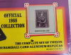 1988 Topps MLB Baseball Gallery of Champions Complete Set of Twelve (12) Baseball Card Aluminum Replicas . Sealed - 4