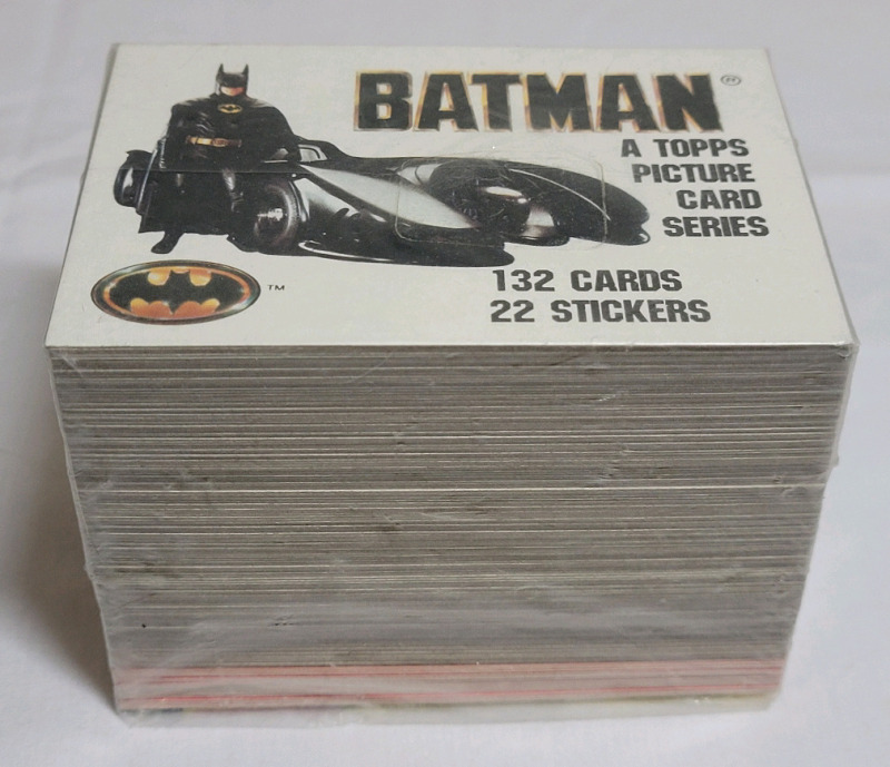 1989 Topps BATMAN Motion Picture Trading Cards & Stickers Complete Set