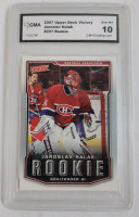 2007 Upper Deck Victory NHL Hockey Jaroslov Halak #227 Rookie Card . GMA Graded GEM Mint 10