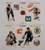 1989 Kraft Singles NHL Hockey All-Star Sticker Set , Complete - 3