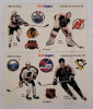 1989 Kraft Singles NHL Hockey All-Star Sticker Set , Complete - 4