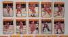 1990 - 91 O Pee Chee NHL Hockey Central Red Army Trading Card Set , #1R - #22R . Complete - 2