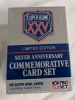 1991 Sealed NFL Pro Set Football XXV Silver Anniversary Commemorative Card Set 160 Super Bowl Cards