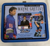 1999/00 NHL Upper Deck Retro Tin Lunchbox Wayne Gretzky *No Trading Cards*