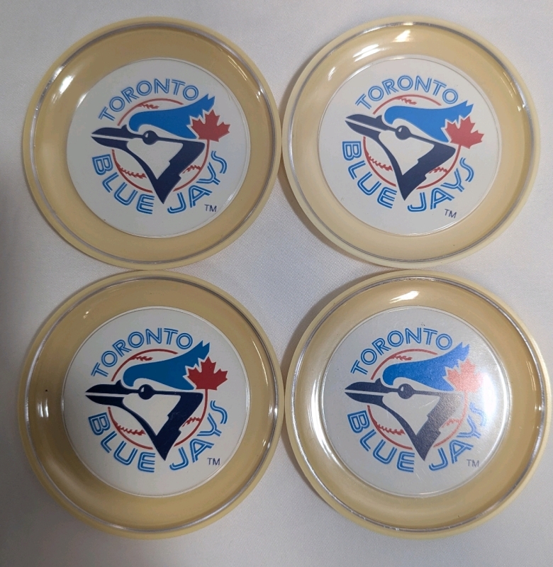 Vintage MLB Baseball Toronto Blue Jays - 4 Coasters/Emblems