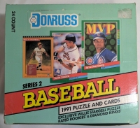 1991 - DonRuss Series 2 - MLB Baseball Trading Cards - 24 Packs - 40 Cards per Box (Fat Packs)