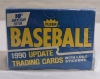 1990 Fleer Update Sealed Wax Box - MLB Baseball Trading Cards 10th Anniversary Edition - 22 Logo Stickers - 132 Cards - 3