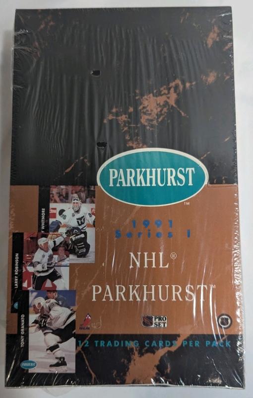 1991 Sealed Wax Box - Parkhurst Series 1 - NHL Hockey Trading Cards - 36 Packs - 12 Cards per Pack