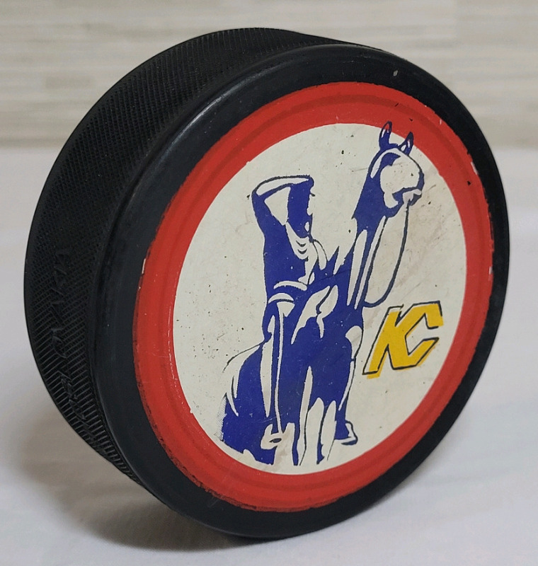 Vintage NHL Hockey Kansas City Scouts Hockey Puck