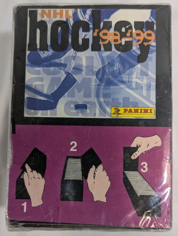 1998-99 Sealed Wax Box - Panini - NHL Hockey - Album Stickers