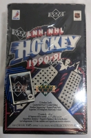 1990-91 - Upper Deck NHL Hockey Trading Card - Sealed Wax Box - 36 packs - 12 Hockey Cards per Pack