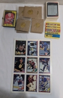 Assorted NHL Hockey Collection - Trading Cards - Stickers - Coins