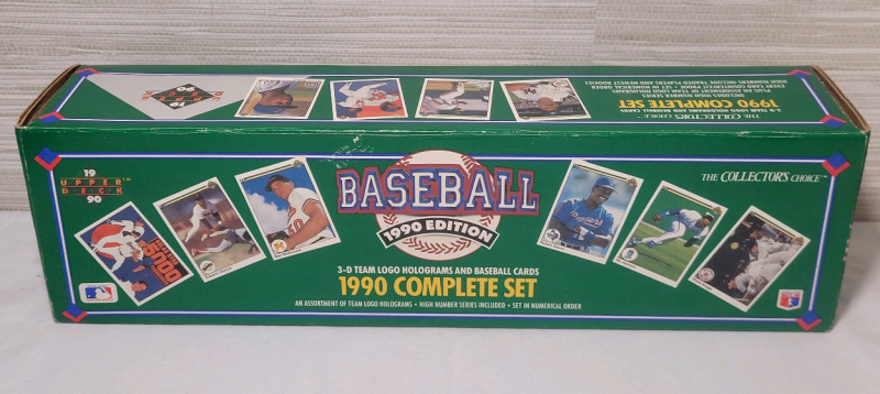 1990 Upper Deck MLB Baseball Trading Card Set , Complete . Open Box