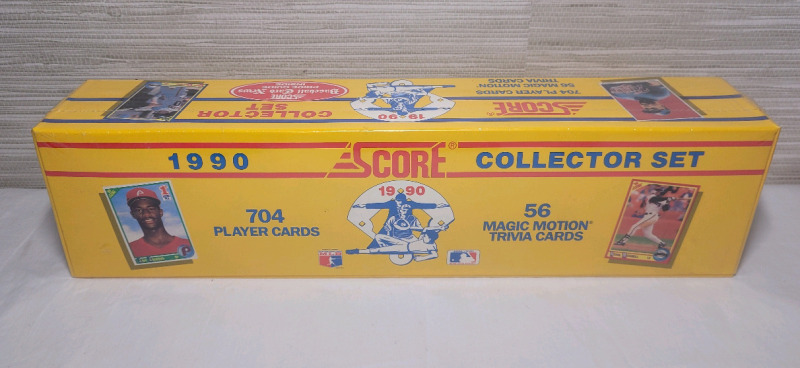 1990 Score MLB Baseball Trading Card Set , Complete Sealed