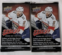 NEW Unopened Upper Deck 2023 PGA Goodwin Champions & Upper Deck 2022-23 NHL MVP Card Pack Lot