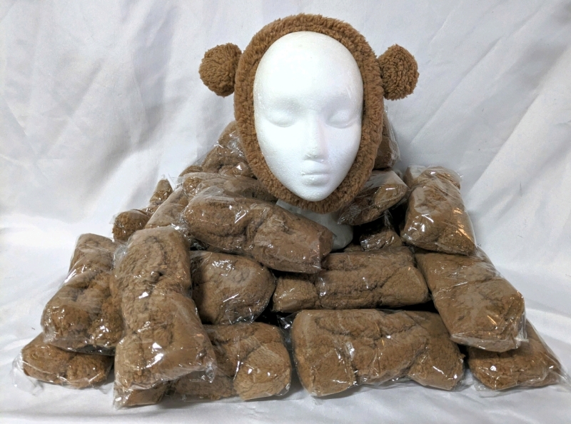 30 New Plush & Stretchy Teddy Bear Headbands.