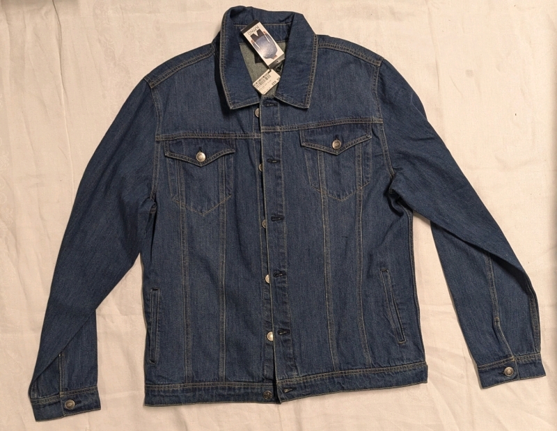 NEW: Buffalo David Bitton Denim Jacket - Men's Sz XXL - Retails for Over 50$
