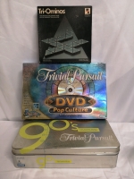 Trivial Pursuit 90's & DVD Pop Culture Board Games + Tri-Ominos