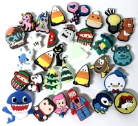 30 New Halloween, Christmas, Cartoon, Animal-Themed Croc Charms | Largest 1.75" Long