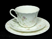 Lovely Wedgwood Campion 3-Piece Cup, Saucer & Sandwich Plate