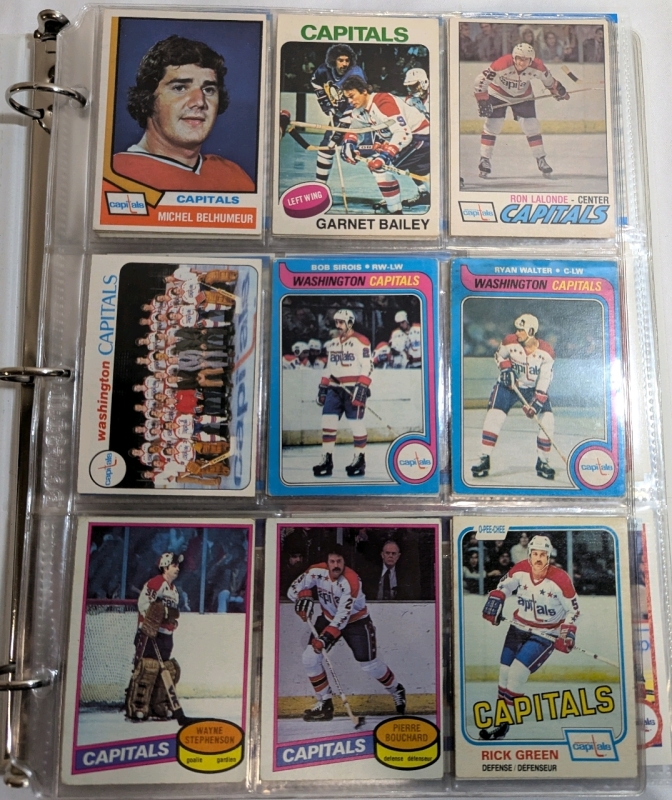 1974-2023 - Washington Capitals - NHL Hockey Cards - 255 Cards - No Doubles