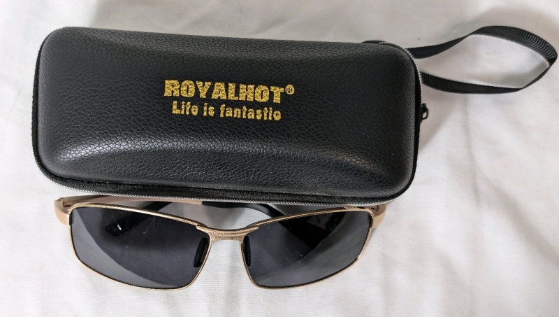 Royal Hot Polarized Alloy Cool Rectangle Frame Sunglasses