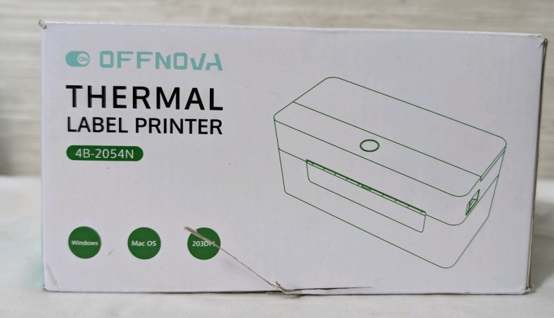 NEW Offnova Thermal Label Printer 4B-2054N For Windows and Mac OS