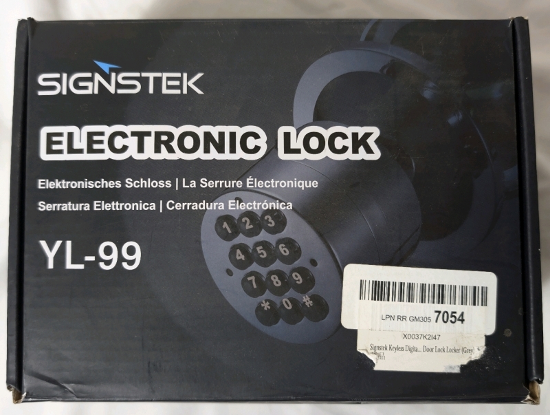 Signstek Electronic Lock YL-99 *Not Tested*