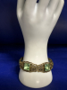 Uranium Green Victorian Bracelet Necklace Set - 2