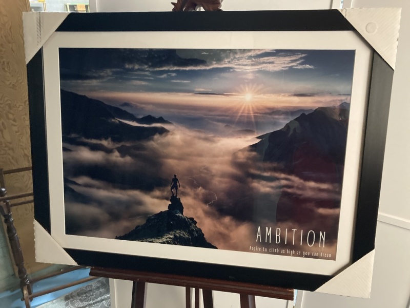 New Framed Print Ambition Sunrise