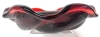 Brilliant Unsigned Fenton CADMIUM Ruby Red Glass Rose Ashtray | 8.15" Diameter x 2.2" Tall - 3