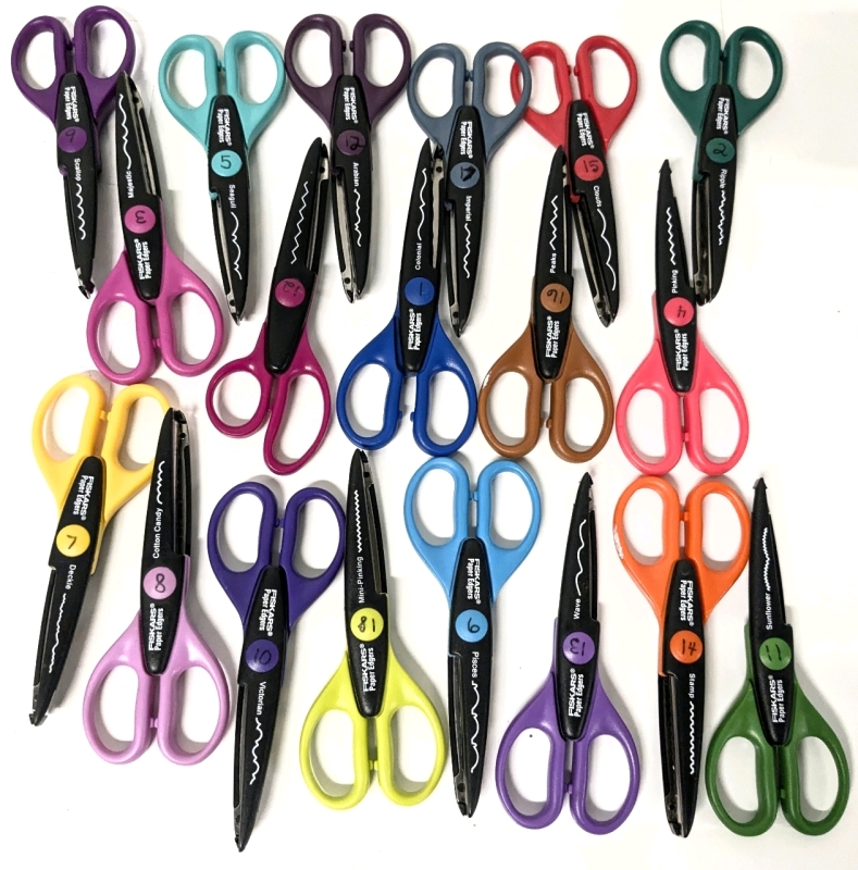 19 Fiskars Paper Edgers Scissors | 6.25" Long ea