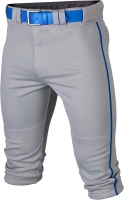 New Men's Size Large (35" - 37") | EASTON Rival+ Piped Pant (Gray/Royal)