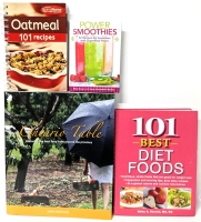 4 Cook Books : The Ontario Table, 101 Best Diet Foods, 101 Oatmeal Recipes, Power Smoothies +52 Recipes)