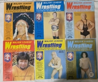 RARE Lot 6 1983 AWA All Star Wrestling Official Programs Andre the Giant, Hulk Hogan, Jerry the King Lawler, Wahoo McDaniel, Ken Patera and Nick Bockwinkel