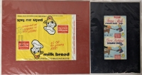 Vintage Morrison Lamothe Disney Donald Duck Bread Packaging Advertisement Lot