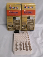 2x New Arange 82+ Compartment Battery Organizers with Battery Tester
