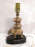 Ceramic Elephant Lamp 11.25" - Working