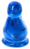 1991 Artist Rob Roy Signed Phoenix Studios Blue Bird of Happiness Art Glass Figure | 2.75" Tall - 2