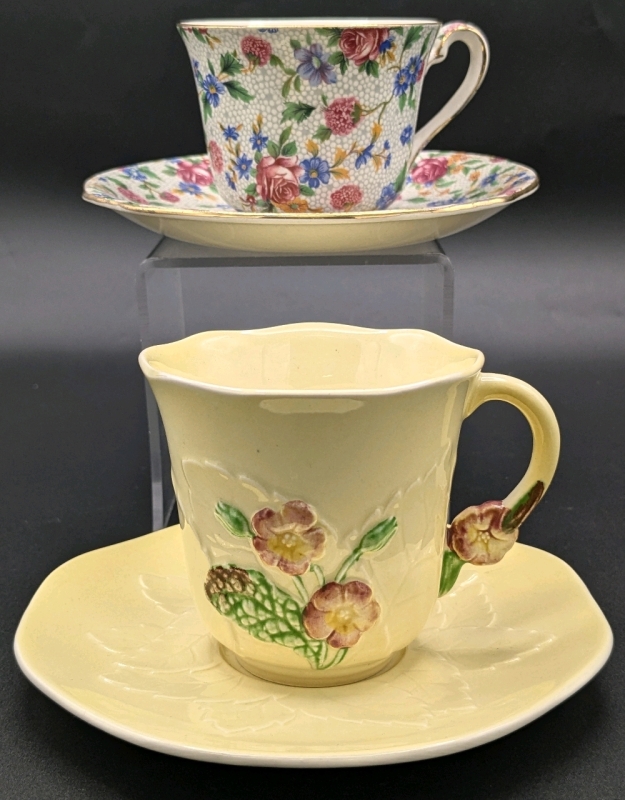 Carltonware Australian Design & Royal Winton "Old Cottage Chintz" Tea Cups & Saucer