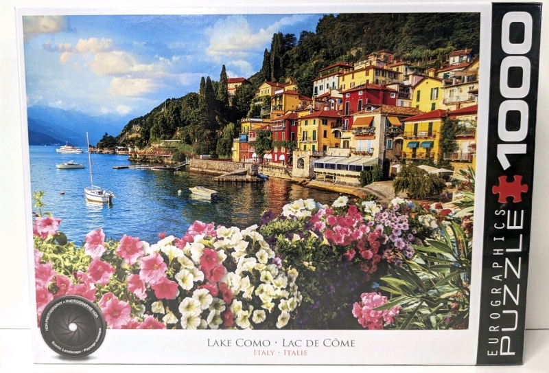 New Sealed Eurographics Lake Como Italy HDR Photography 1000-Pieve Puzzle | 48.89cm x 67.63cm