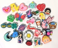 30 New Cute / Summer / Hearts / Animal-Themed Croc Charms | Up to 1.4" Across